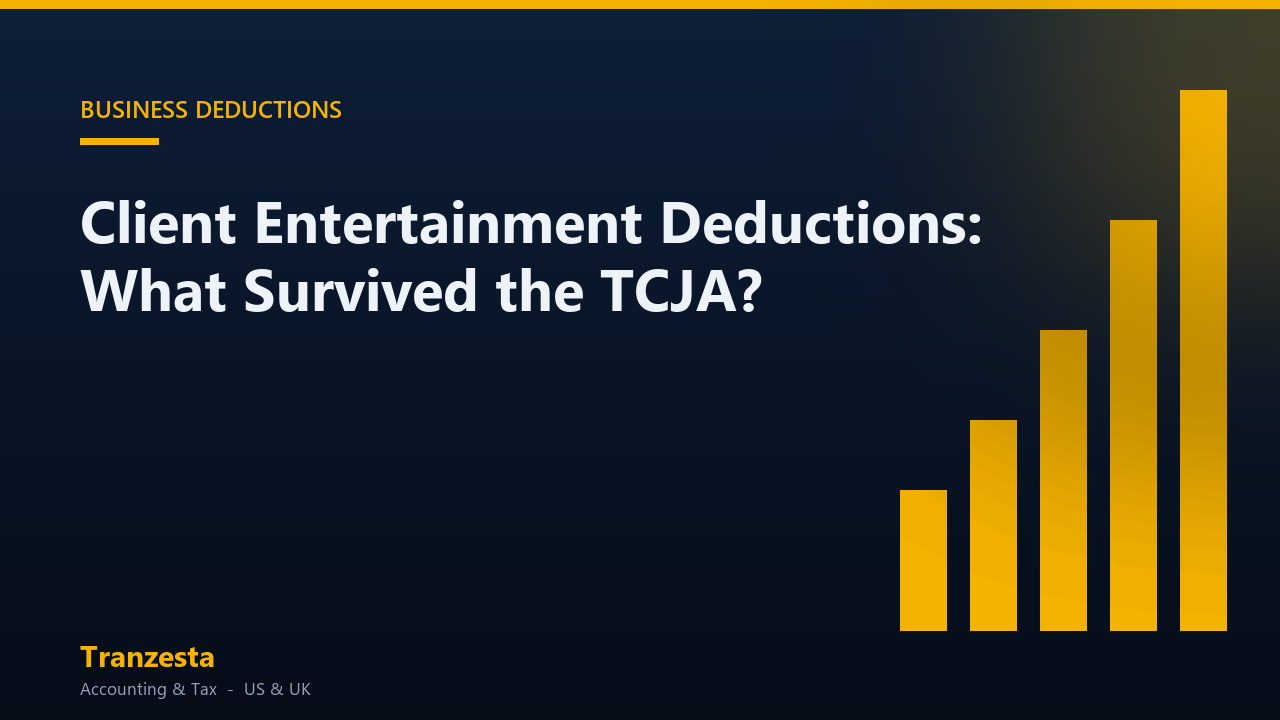 Client Entertainment Deductions: What Survived the TCJA?