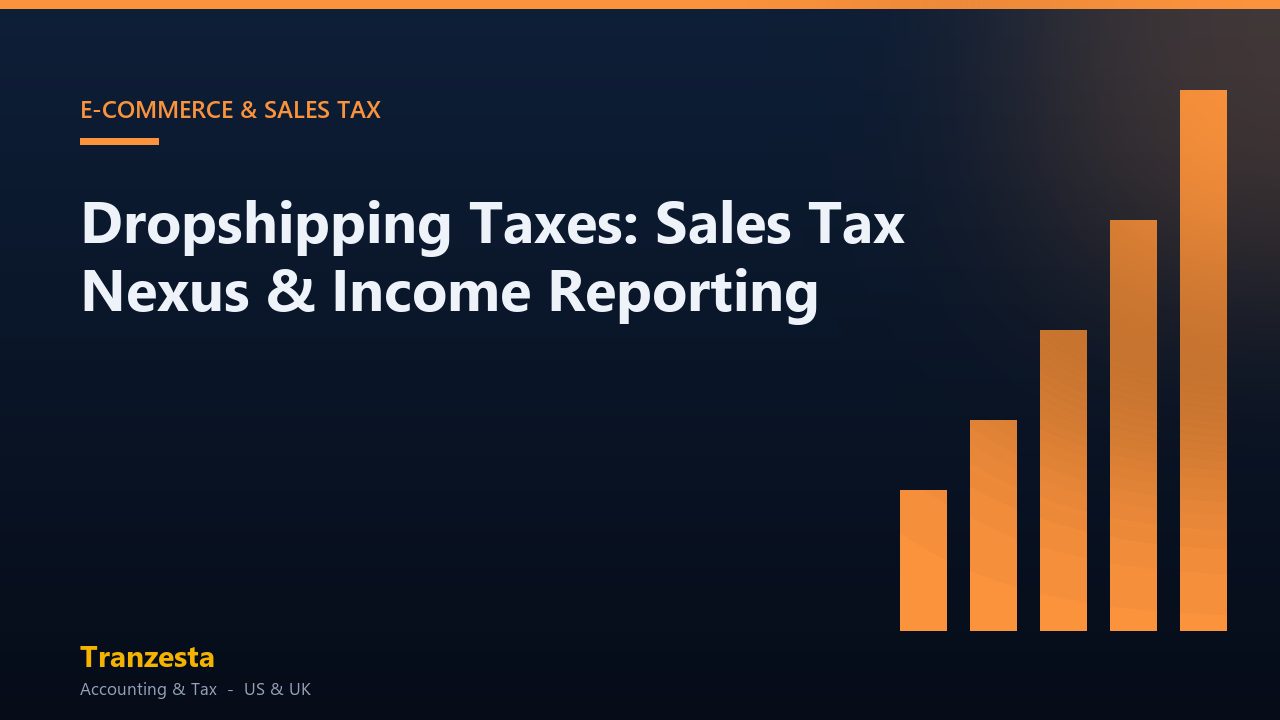 Dropshipping taxes - Tranzesta e-commerce tax guide