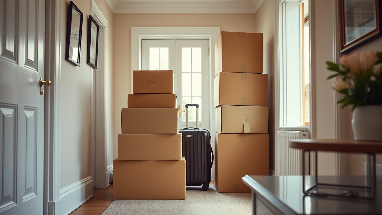 American family moving to the UK from the US working through a tax checklist before relocating
