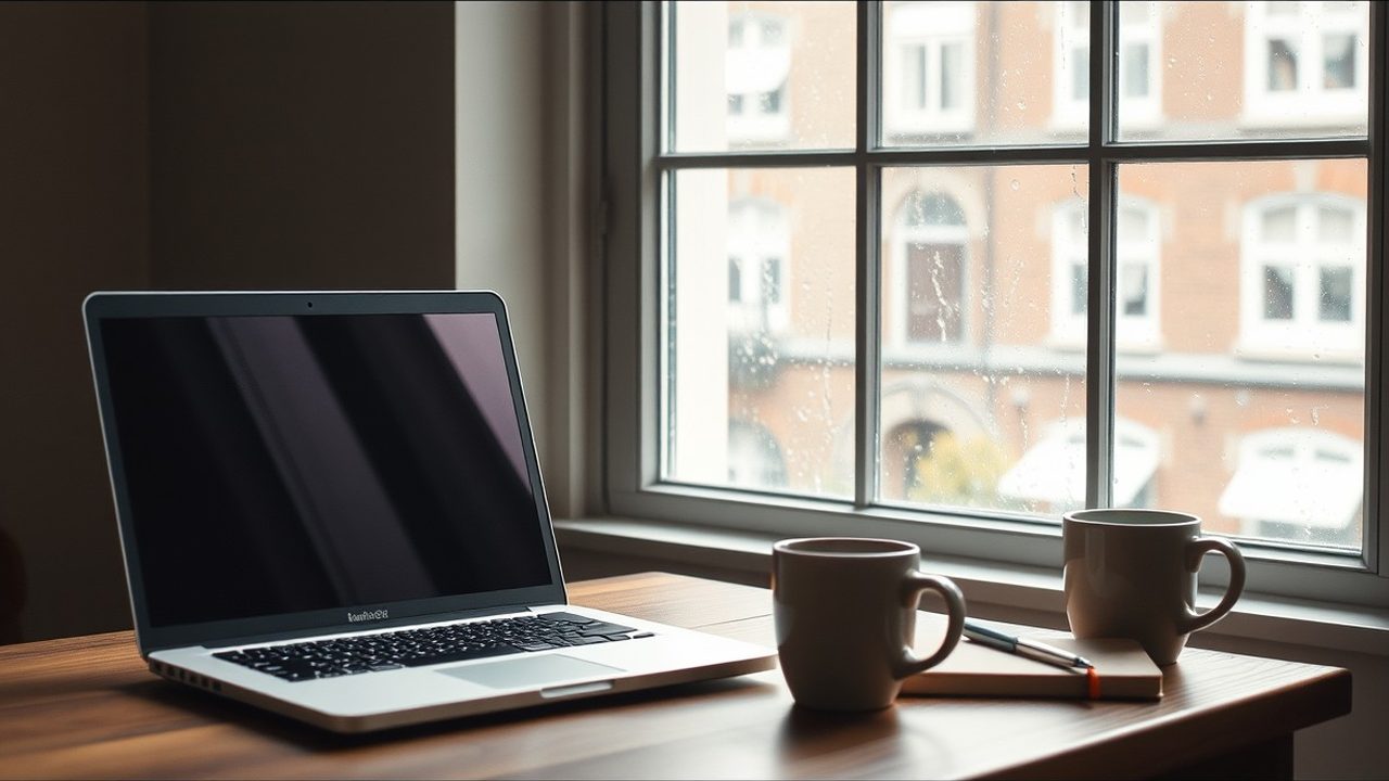 American working remotely for a US company from the UK at a home office