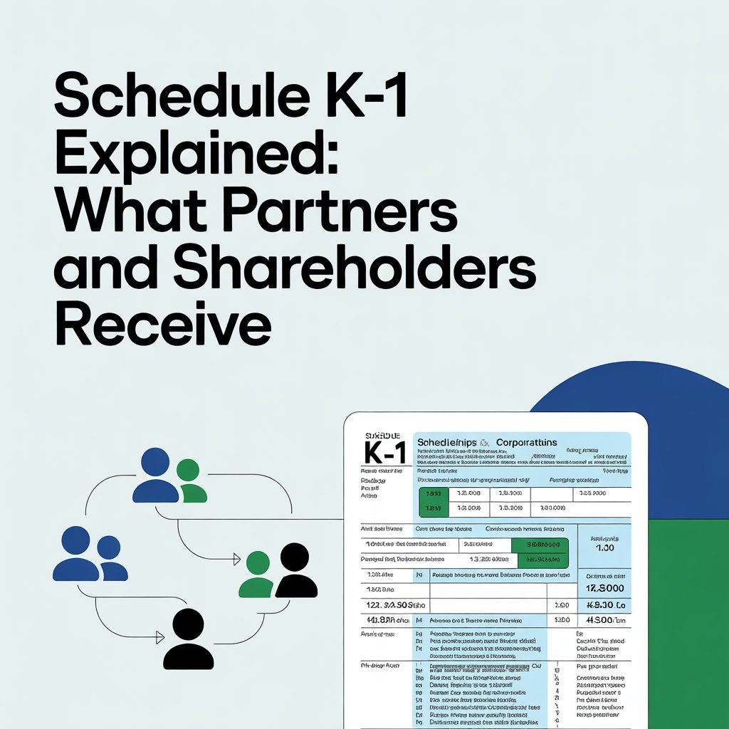 schedule K-1 explained partners shareholders