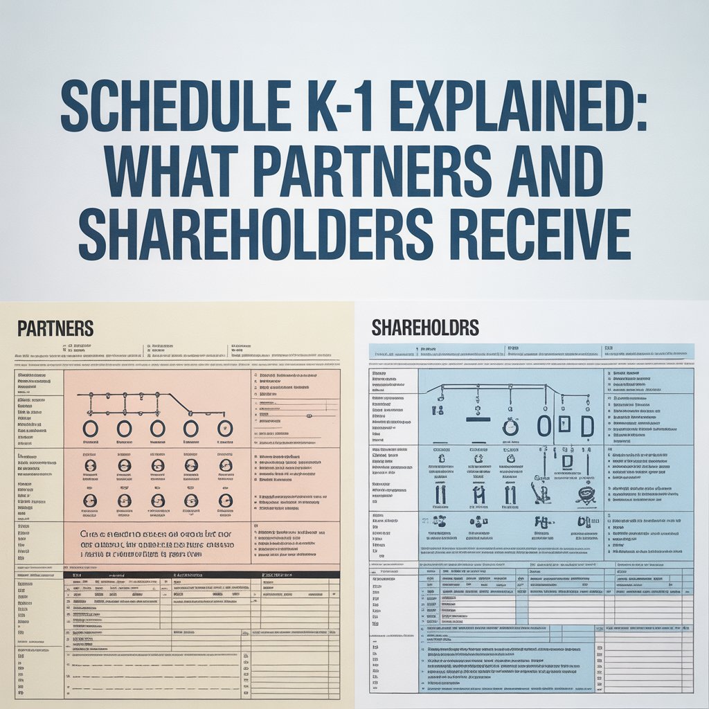 schedule K-1 explained partners shareholders
