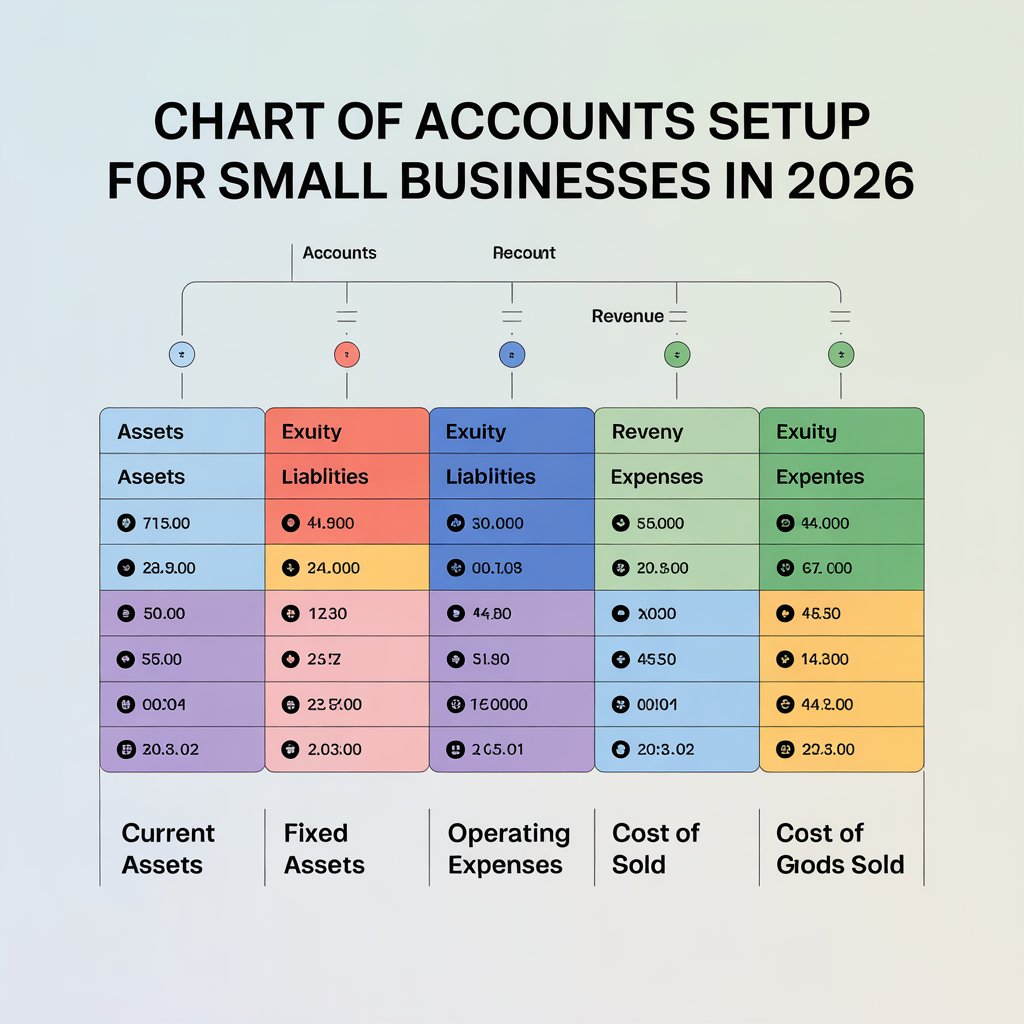 chart of accounts small business setup