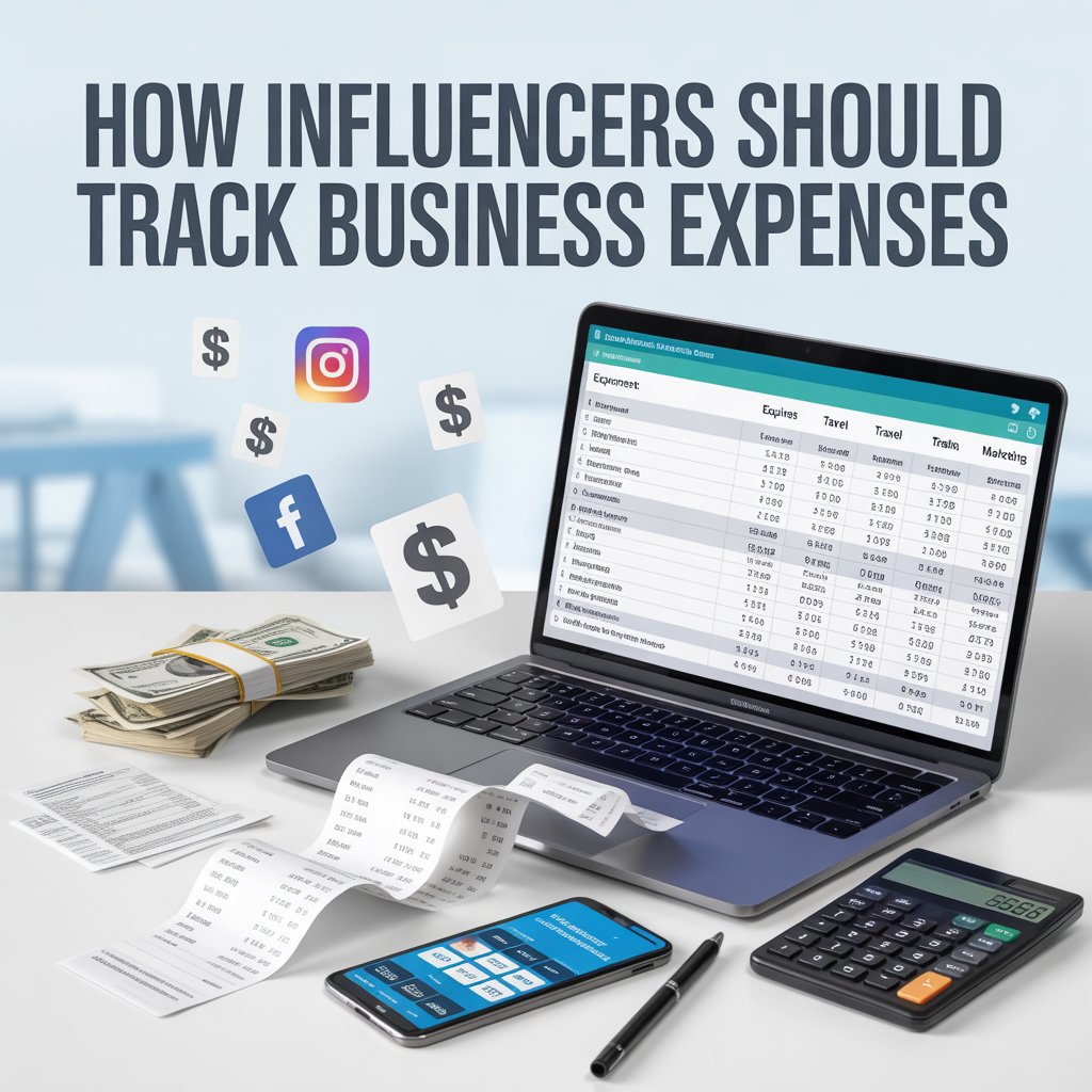 influencer business expenses tracking taxes