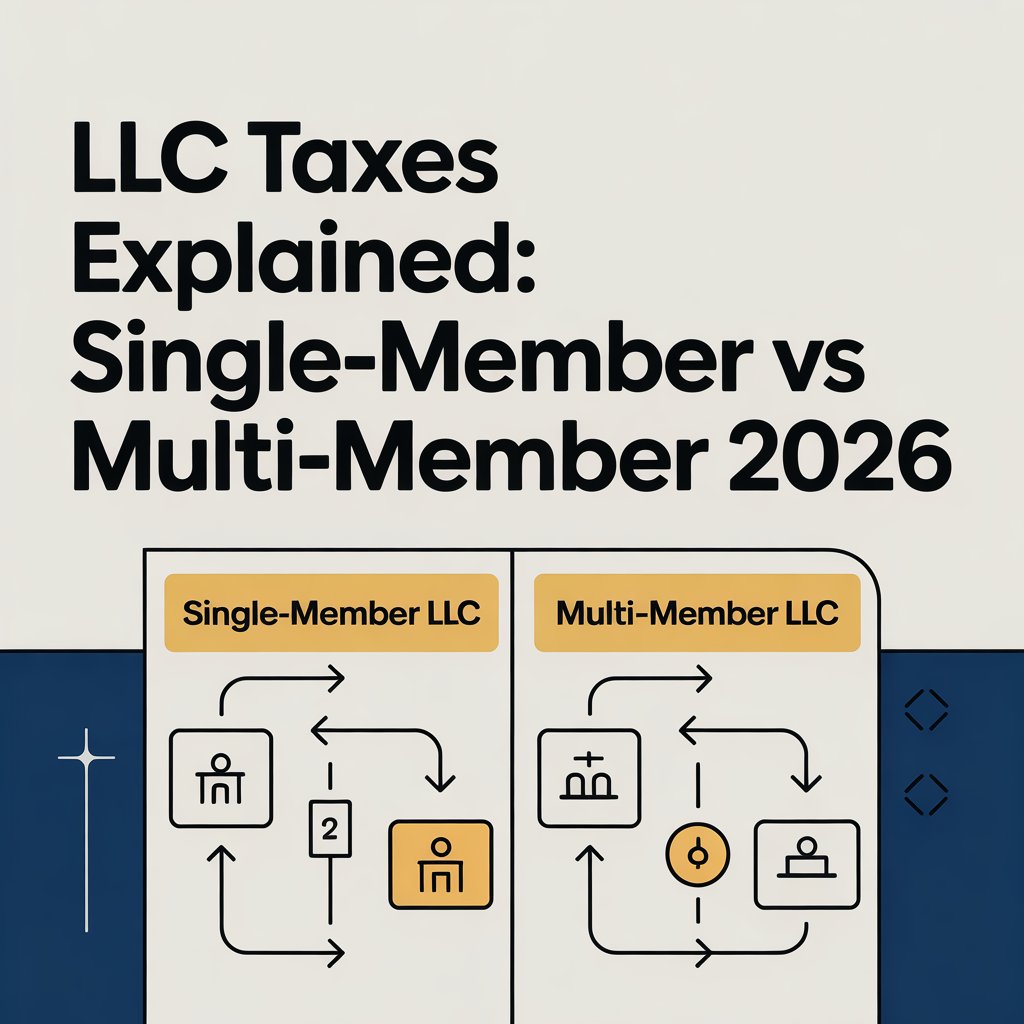 LLC taxes single-member vs. multi-member