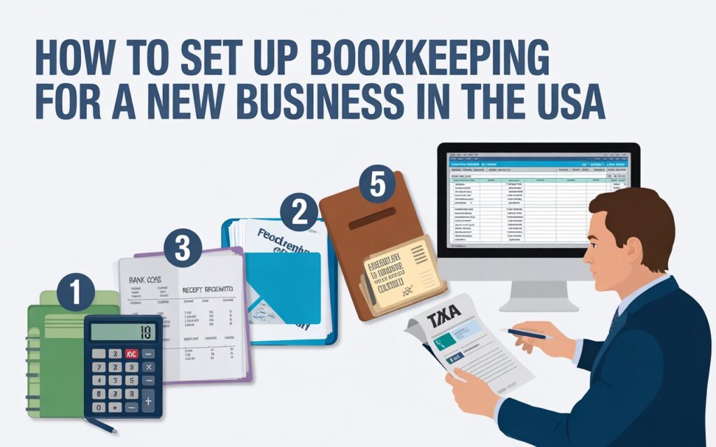 bookkeeping setup new business USA
