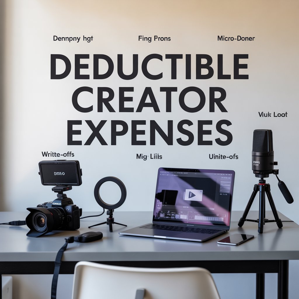 camera equipment deduction content creator