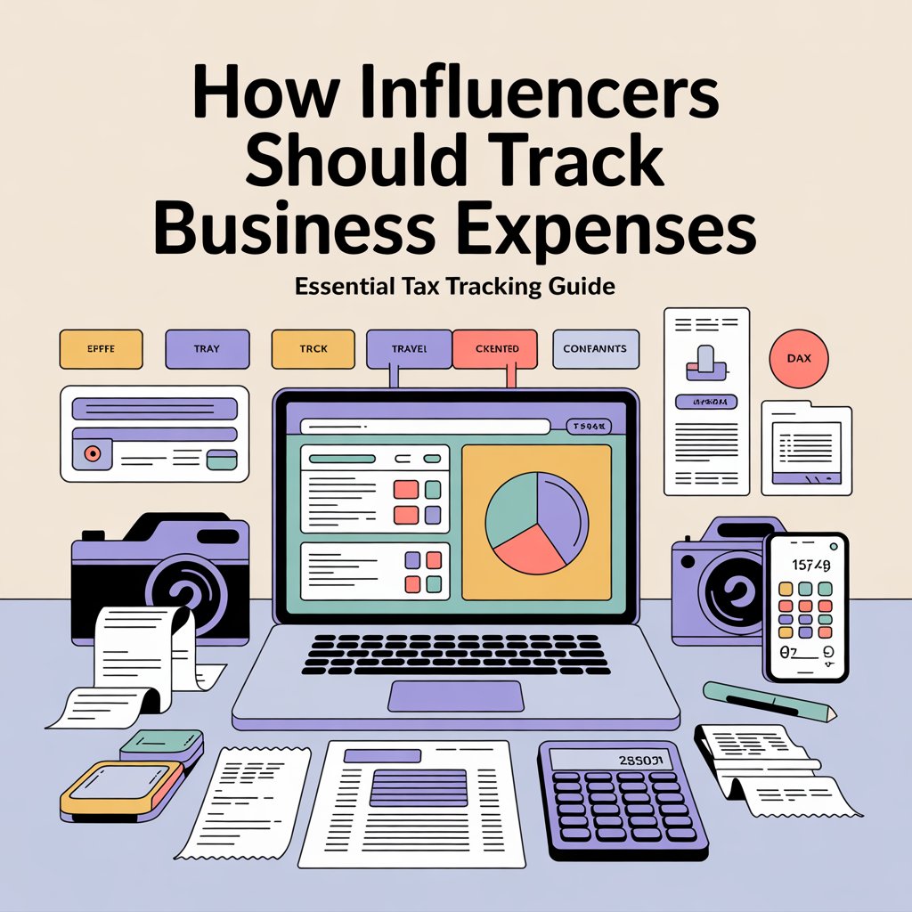influencer business expenses tracking taxes