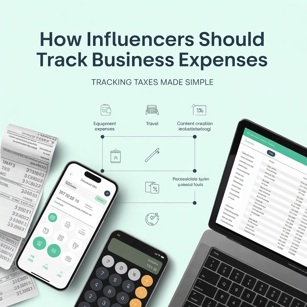 influencer business expenses tracking taxes