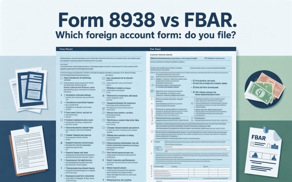 Form 8938 vs FBAR foreign accounts