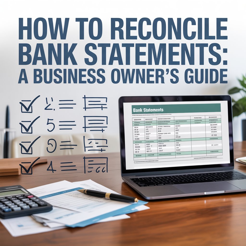 how to reconcile bank statements business