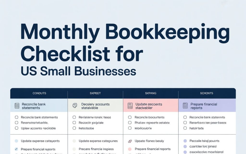 monthly bookkeeping checklist small business