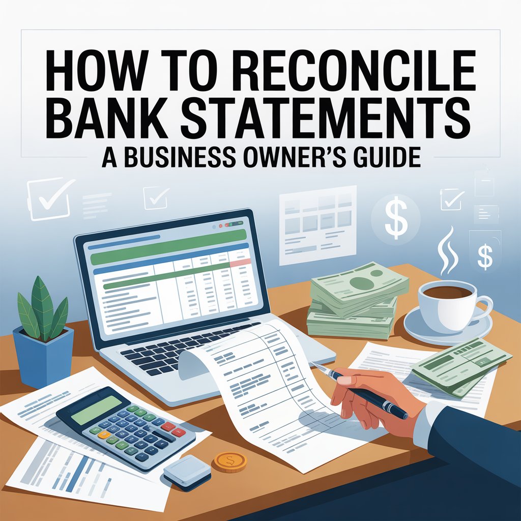 how to reconcile bank statements business