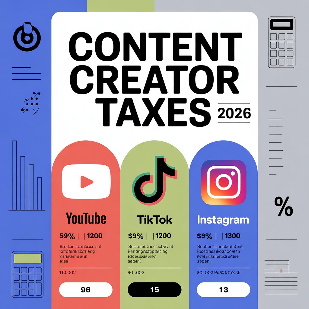 content creator taxes 2026 YouTube TikTok
