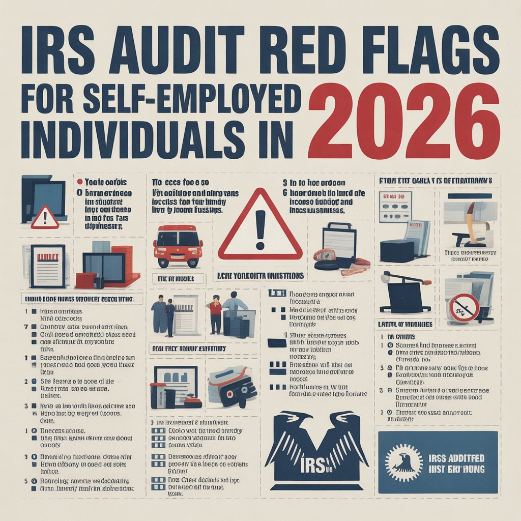 IRS audit red flags self-employed 2026