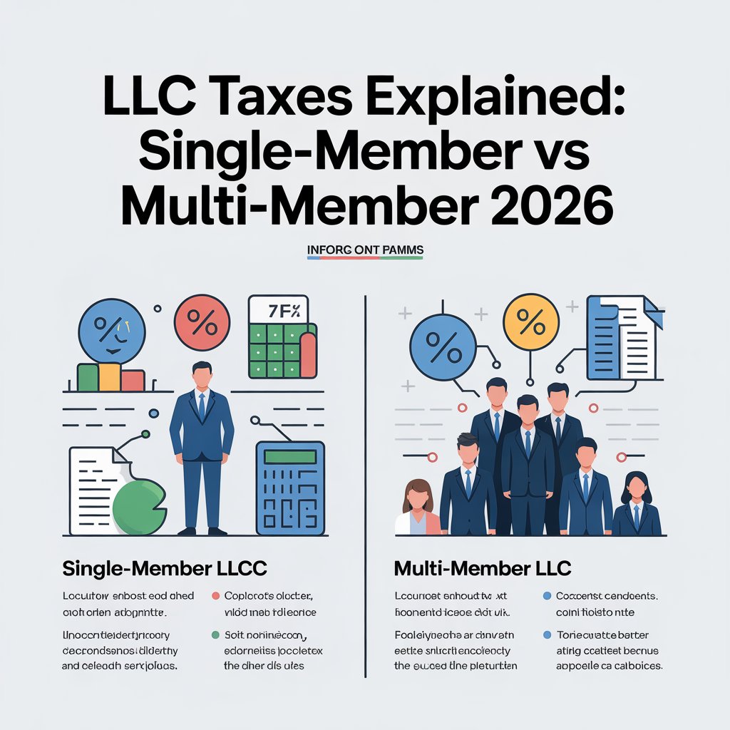 LLC taxes single-member vs. multi-member