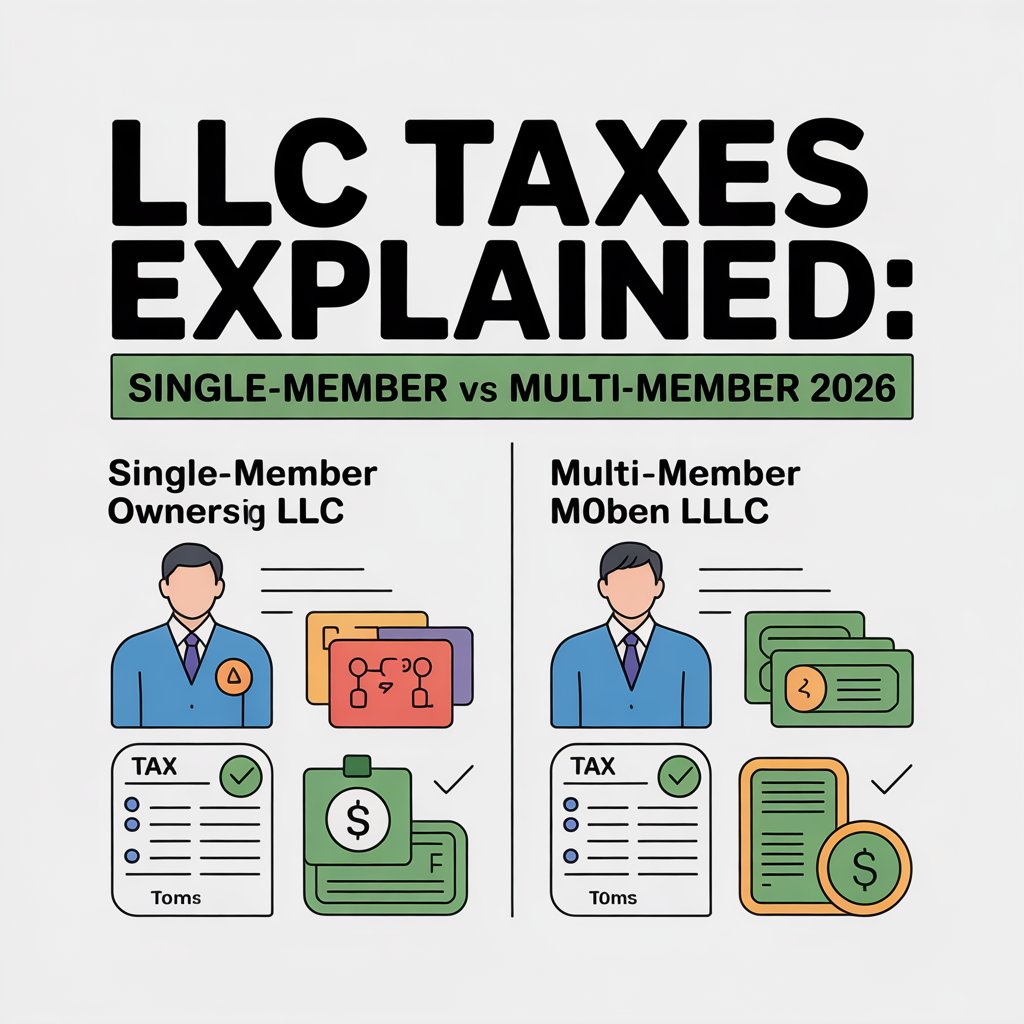 LLC taxes single-member vs. multi-member