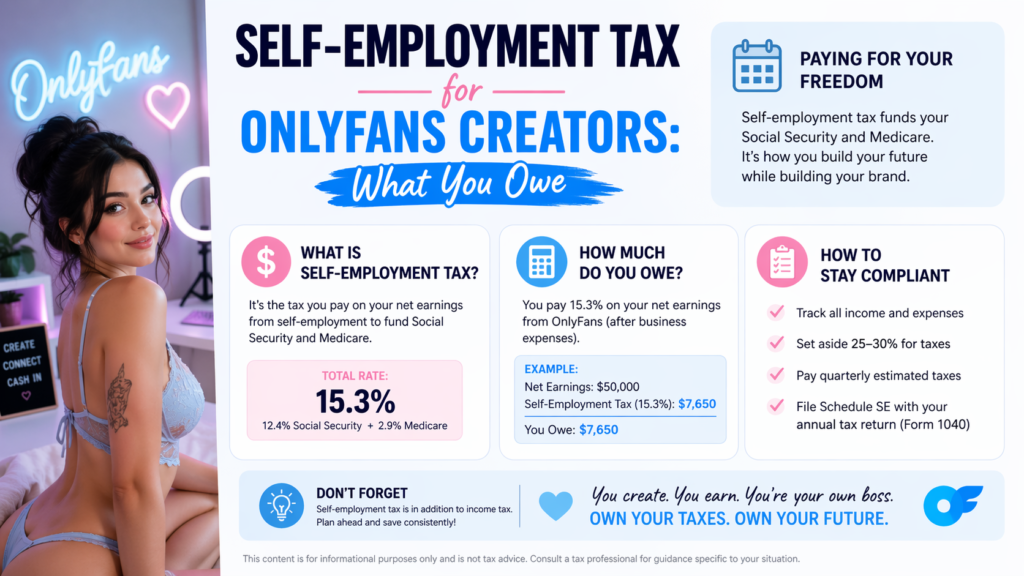 self-employment tax OnlyFans creator