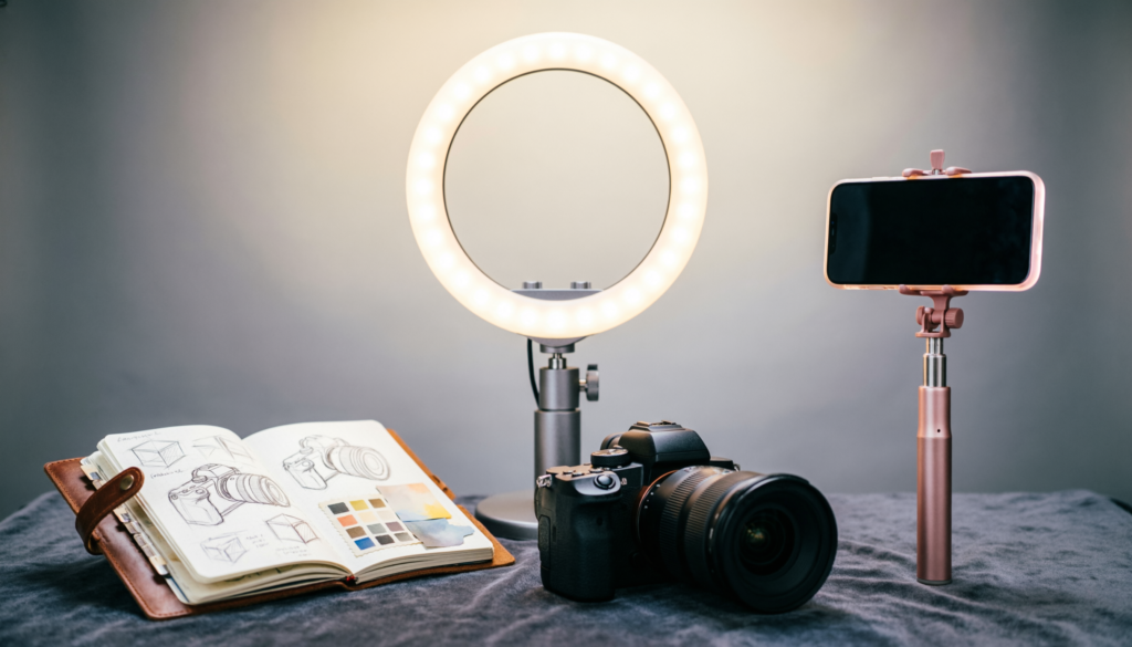 ring light studio equipment tax deductible creator