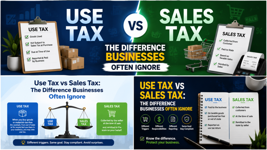 use tax vs sales tax difference