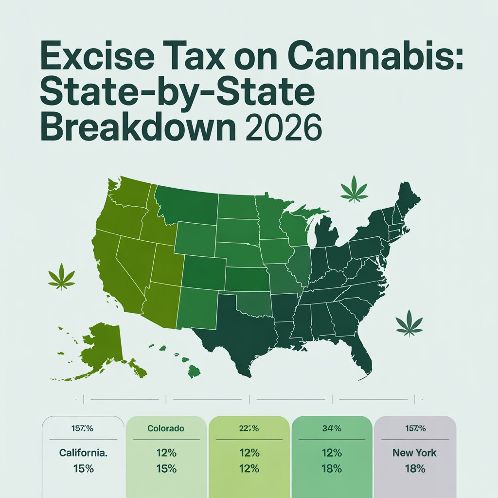 excise tax cannabis state by state 2026