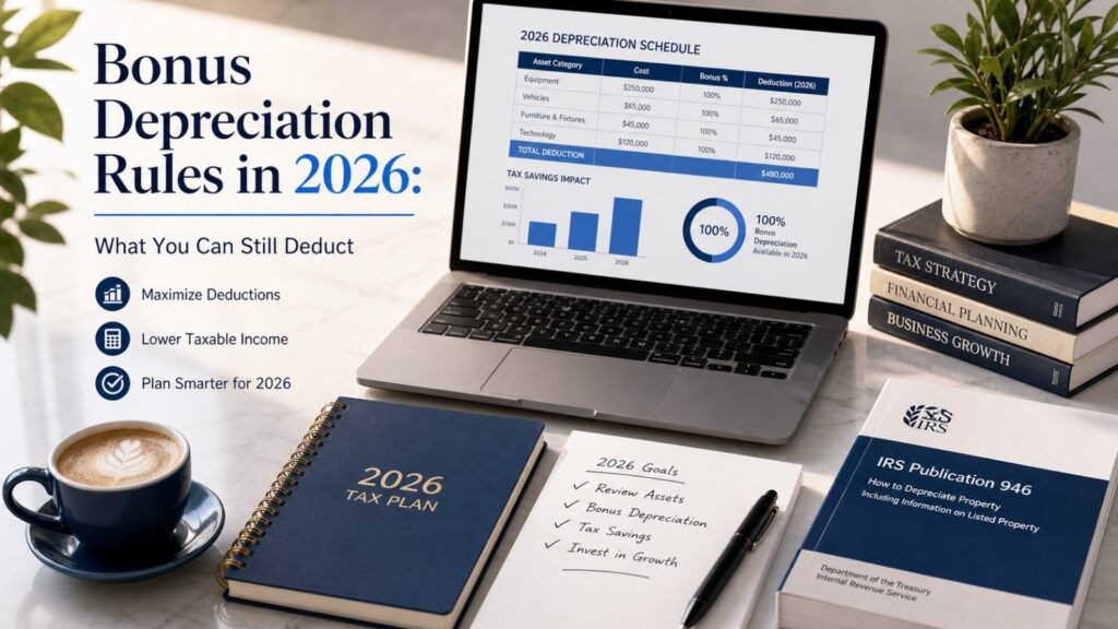 bonus depreciation rules 2026