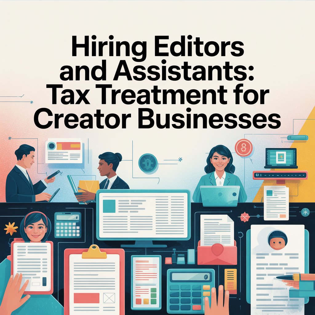 hiring editors assistants tax creator