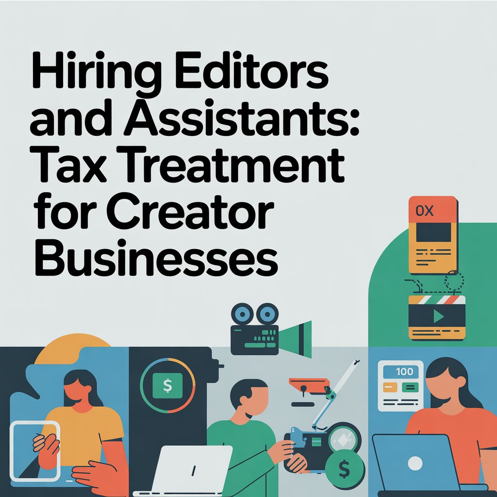 hiring editors assistants tax creator
