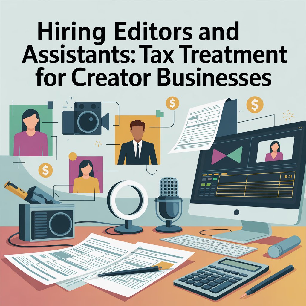 hiring editors assistants tax creator