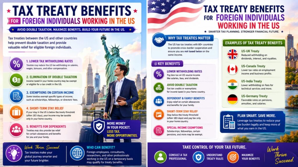 Tax treaty benefits foreign individuals in the USA