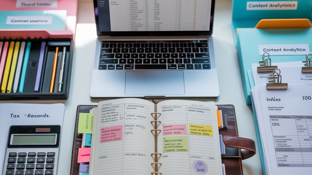 record keeping content creators paper trail