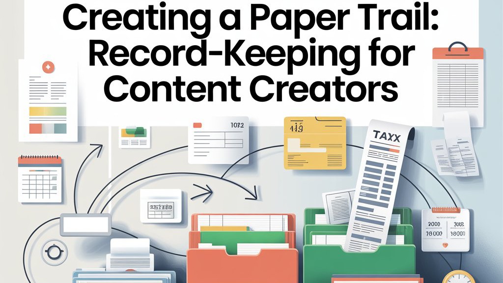 record keeping content creators paper trail