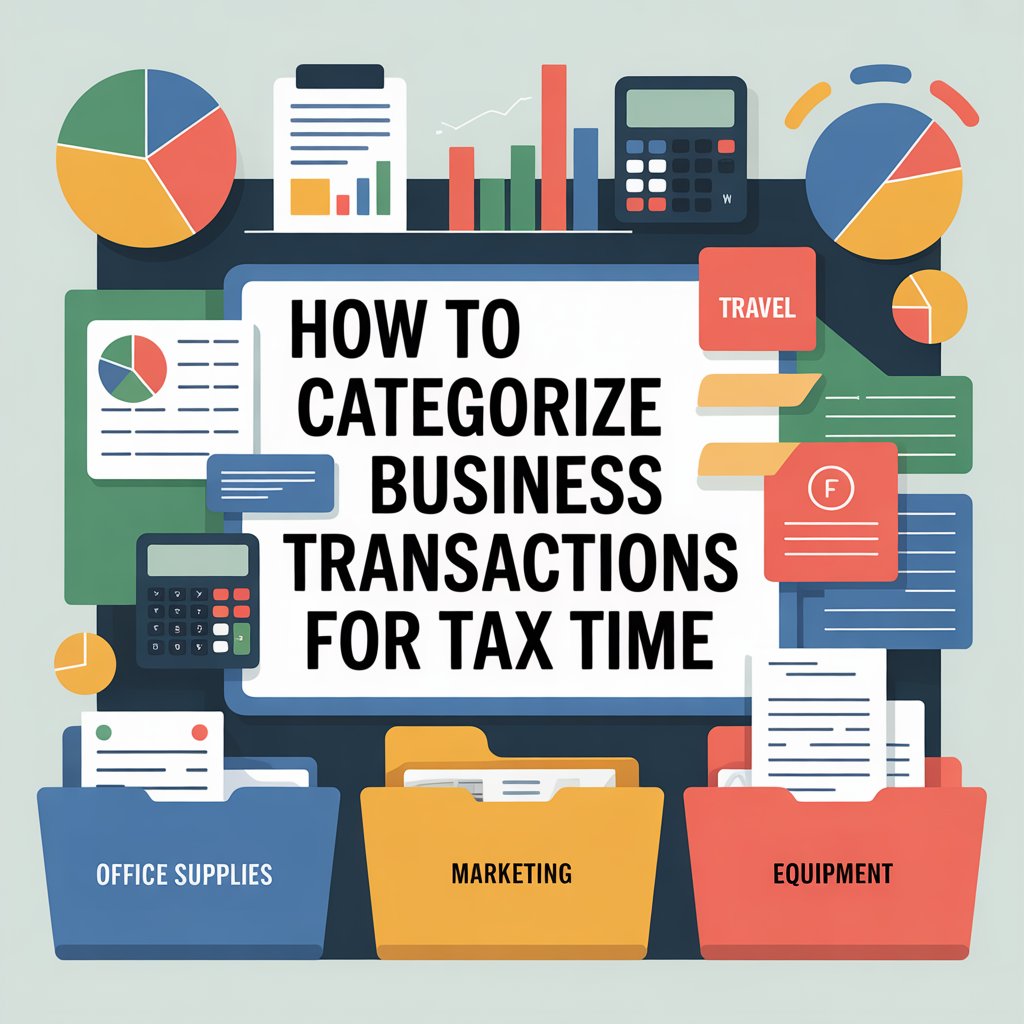 categorize business transactions tax time