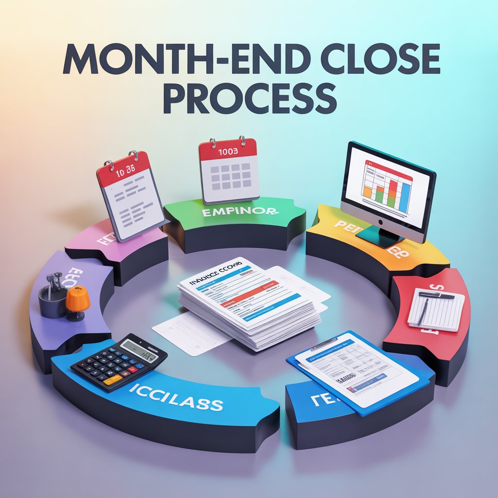 month-end close process small business