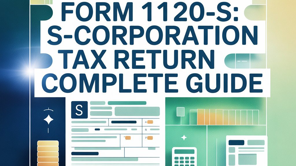 Form 1120-S S-corporation tax return guide
