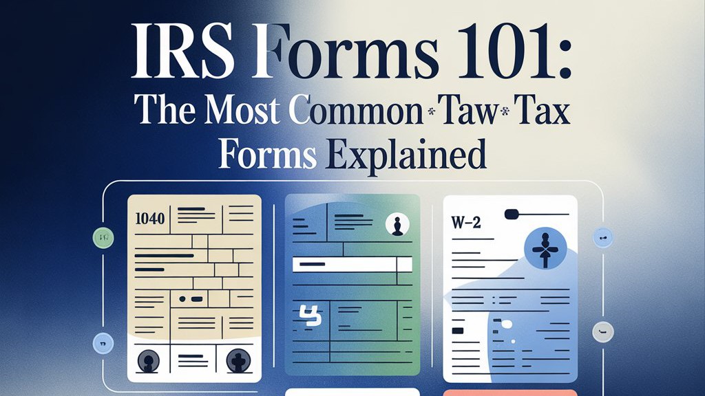 IRS forms explained the most common
