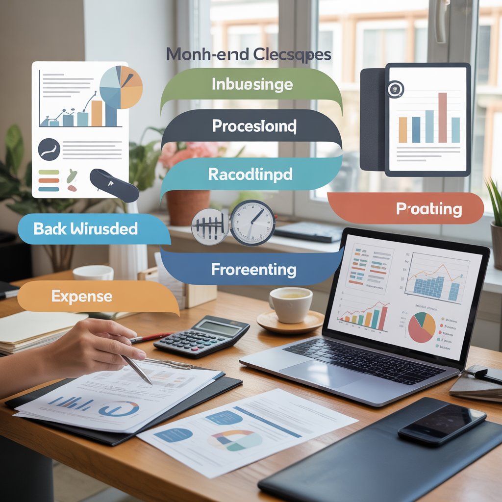 month-end close process small business