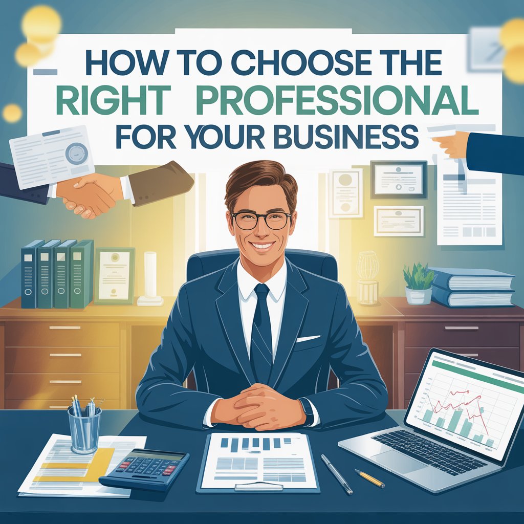 how to choose tax professional business