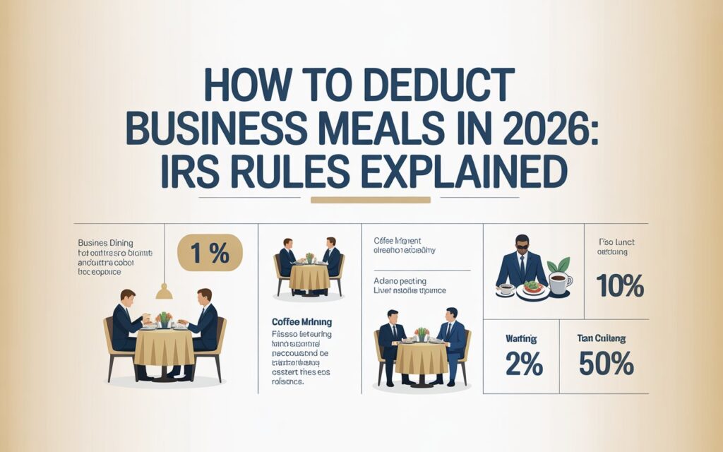 deduct business meals 2026 IRS rules