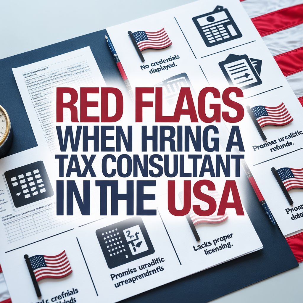 red flags hiring tax consultant USA