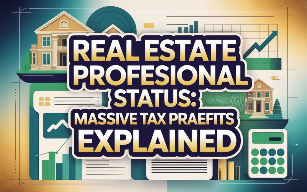 real estate professional status tax benefits