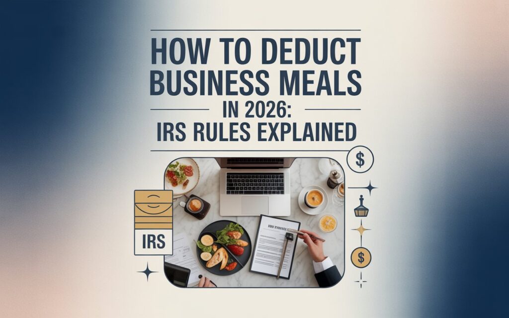 deduct business meals 2026 IRS rules