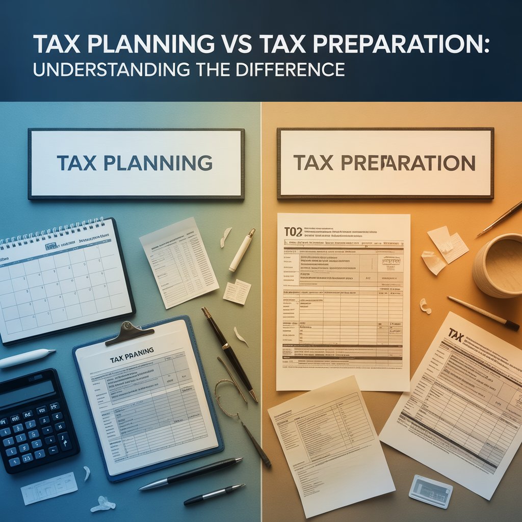 tax planning vs tax preparation