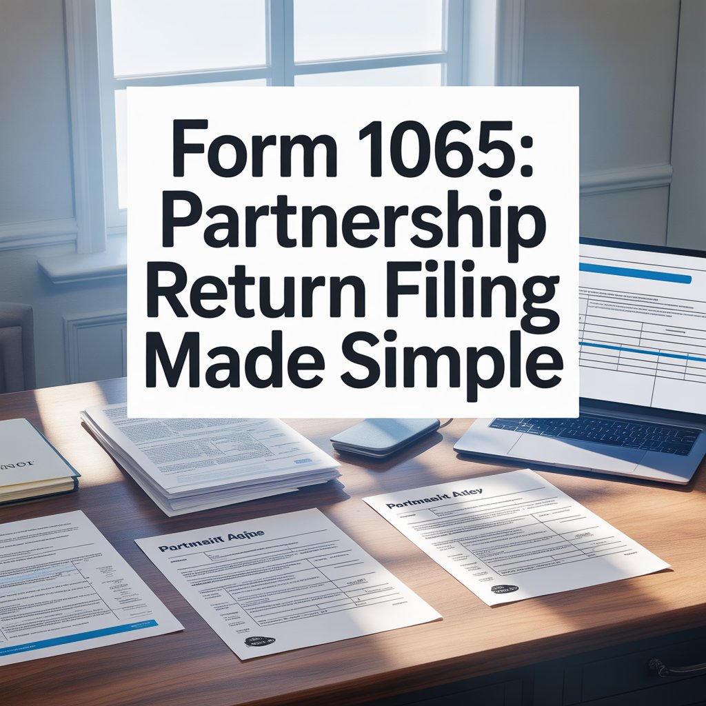 Form 1065 partnership return filing guide