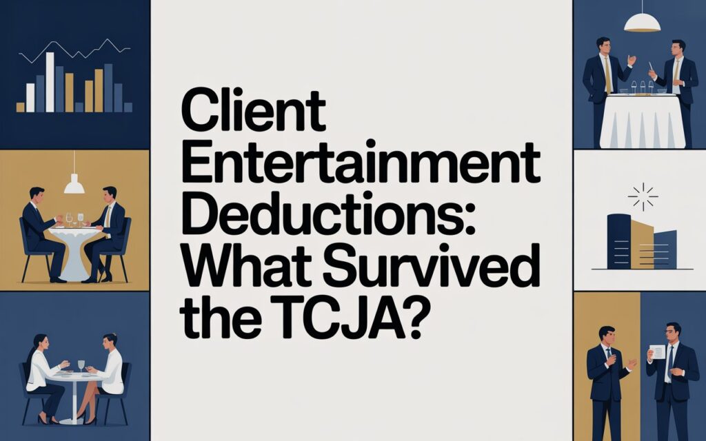 client entertainment deductions TCJA