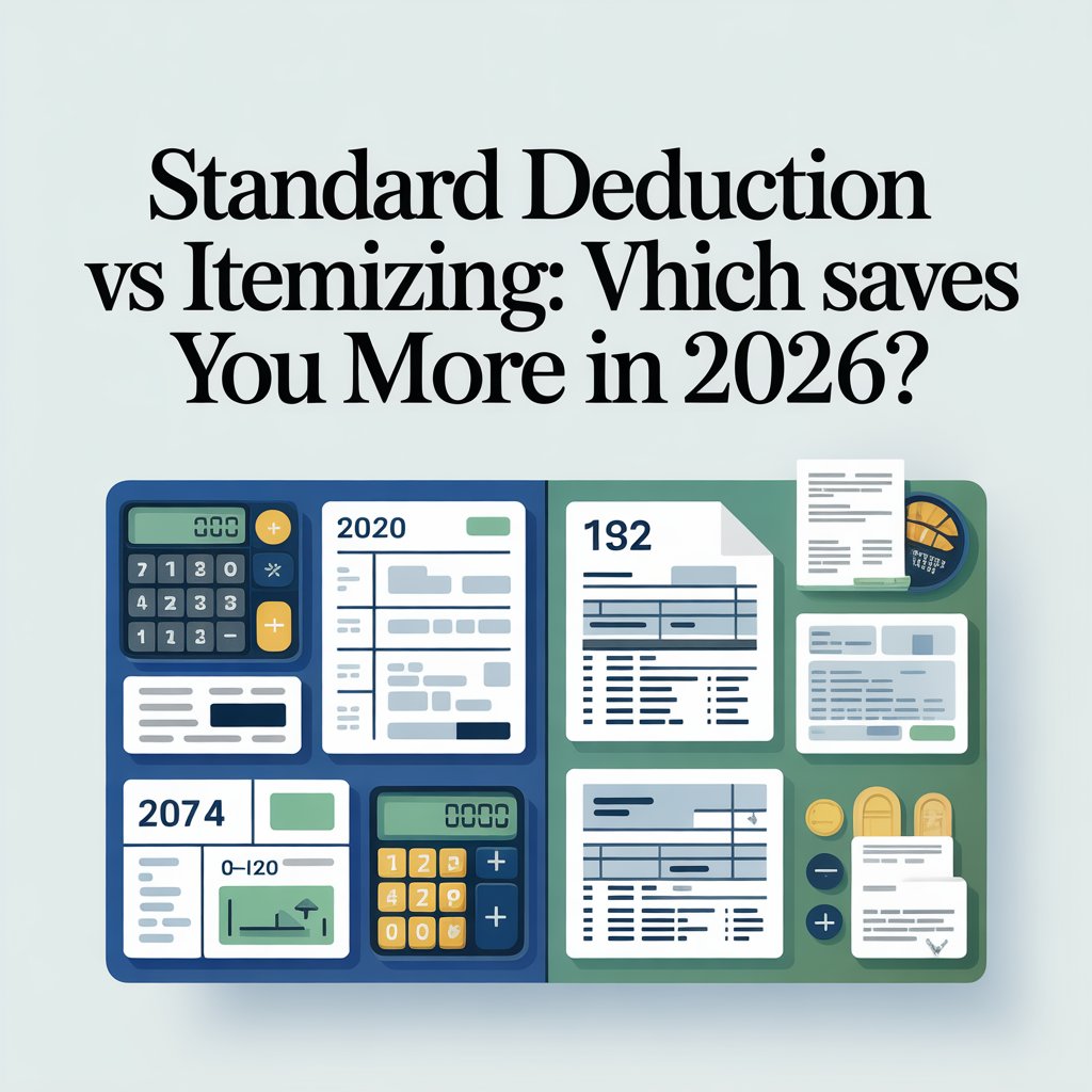 standard deduction vs itemizing 2026