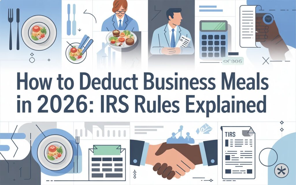 deduct business meals 2026 IRS rules
