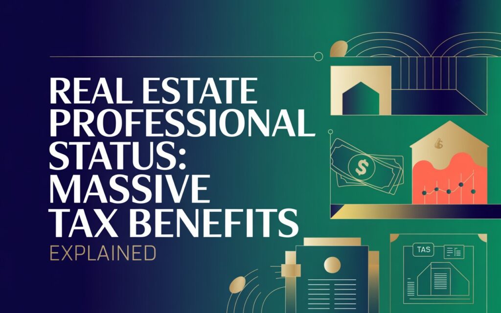 real estate professional status tax benefits
