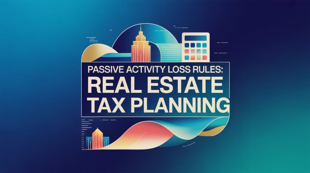 passive activity loss rules real estate