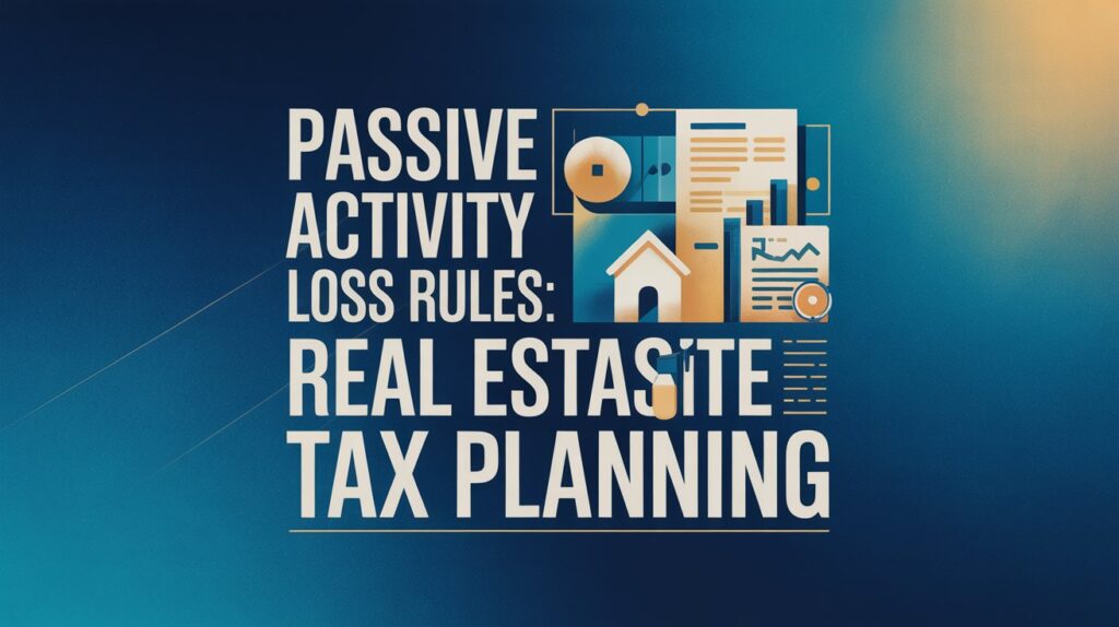 passive activity loss rules real estate